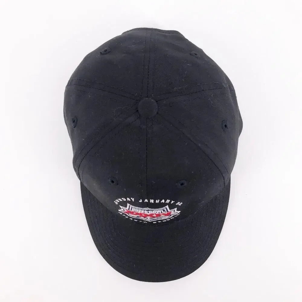 Y2K Super Bowl XXXVI Logo Athletic black hat  vintage